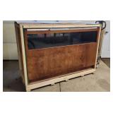 Air Comp - Walnut Locking Jewelry Displa Walnut je