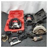 H3 - Power Tool Lot: Routers, Circular S Lot of co