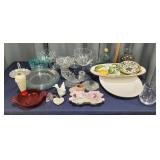 n3 - Assorted Glassware and Ceramic Deco Collectio