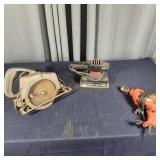 T5 - Circular Saw, Orbital Pad Sander, a Lot of th