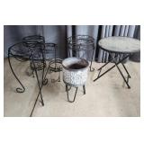YD - Metal Plant Stands, Planter and Fol Collectio