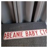 C1 - Beanie Baby Ct. Novelty Street Sign Embossed