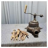 T5 - Hand Crank Forge Blower with Railro Cast iron