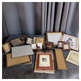 J4 - Assorted Picture Frames and 1976 Bi Collectio