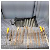 Flb - Large Assortment of Metal Files an Collectio