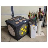 Q3 - Archery Target Block with Arrows an Cube-styl