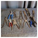 Flb - Assorted Pliers and Hand Tool Lot Collection