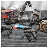 E4 - Assorted Power Tool Lot - Chainsaw, Collectio