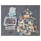 I3 - Large Collection of Raw Minerals an Assorted