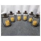 M2 - Set of 6 Battery-Operated LED Lante Set of 6