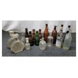 I2 - Collection of Assorted Glass Bottle Assortmen