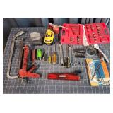 T2 - Assorted Hand Tools, Drill Bits, an Mixed lot