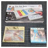 C2 - Lot of 3 Family Board Games - Block Collectio