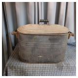 P2 -  Copper Wash Boiler with Lid and Wo Large Cop