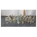 I2 - Collection of Antique Glass Bottles Assortmen