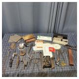 T2 - Machinist Tools Lot with Lathe Acce Assortmen