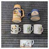 E3 - Ceramic Mug Collection with German- Collectio