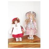 2 Large Porcelain Dolls - Mann & Doll Crafter