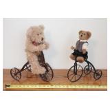2 Bears on Bicycles - 1 Boyds Bear