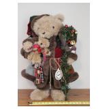 Large Plush Christmas Bear