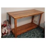 2 Tier Oak Table