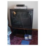 TV Stand w/ Electronics & Media