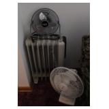 2 Fans & Heater