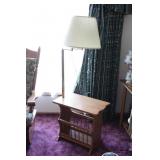 Oak ? Lamp Table/Magazine Rack