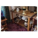 2 Tier Wood Table