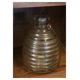Glass Honey Pot w/ Cork & Handle