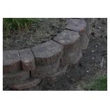 Approx 175 retaining wall blocks