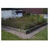 Paver bricks, Sprinkler, Hooks & Plants