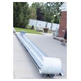 metal guard rail (3) approx 20