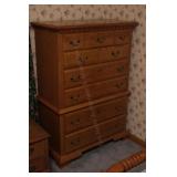 Oak 6 Drawer Chest