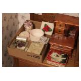 Assortment of Small Jewelry & Trinket Boxes