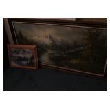2 Oil on canvas Mountain Scenes