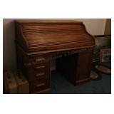 Oak roll top Desk