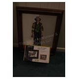 "Under Cover" Emmett Kelly & Digital photo frame
