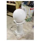 Pedestal w/ globe