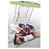 Roll Away Bed Frame & Angel Rug