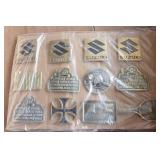 12 Belt Buckles (Suzki, Kawasaki, Honda, etc.)
