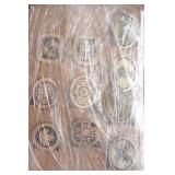 10 Belt Buckles (leaves, ducks, big horn sheep)