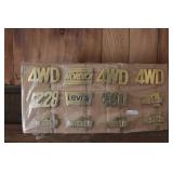 12 Belt Buckles (4WD, Z28, 360, Nordica)