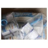 Pool filters (assorted), ground cloth & accessorie