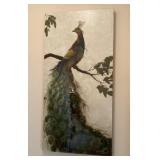 20x40 Peacock canvas print