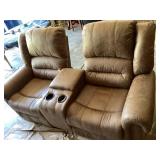 Recliner pair with center console