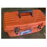 Plastic toolbox plus contents
