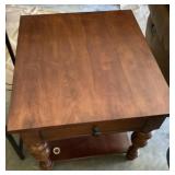 Wood Bassett end table