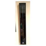 Baseball bat in display case