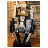 Mayan Aztec abalone death mask